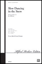 Slow Dancing in the Snow SAB choral sheet music cover Thumbnail